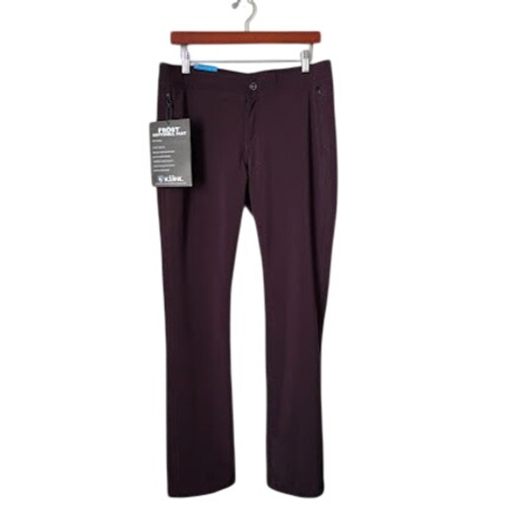 KUHL Frost Softshell Pants Fleece Lined Hiking Snow Purple Raisin 10 Reg NEW